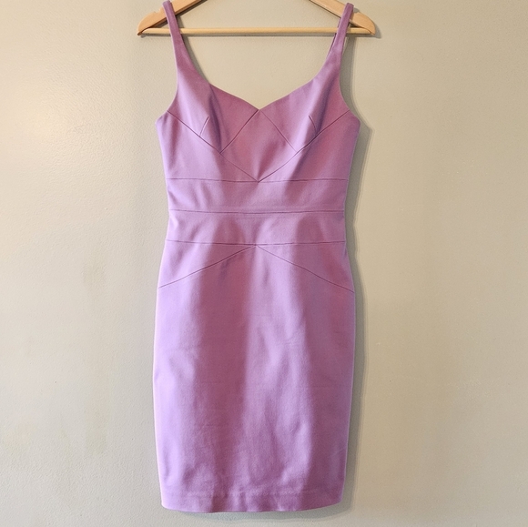 Robert Rodriguez Cocktail Sleeveless Classy Mini Dress Lilac Size 8. - Picture 2 of 16